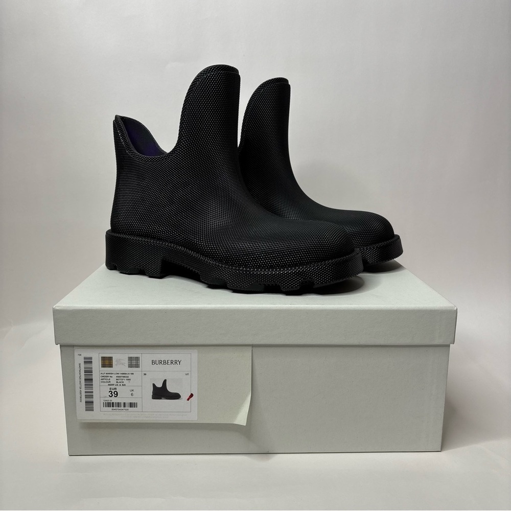 Burberry Marsh Rubber Boot NWT size 39